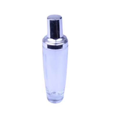 China 50g Glass Round Pump Sprayer Bottle for sale