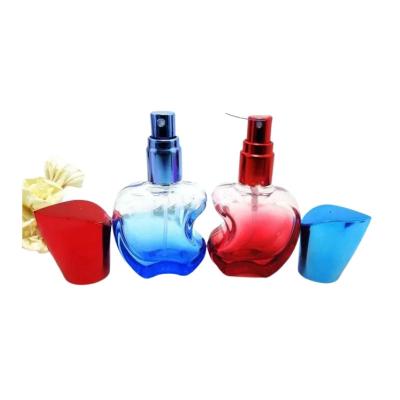 China perfume glass bottle 100ml  recycled glass bottles black blue red pink green cap plastic and metal roll frog Te koop