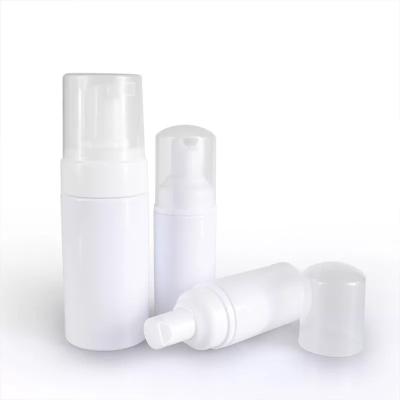 China 120ML Plastic Cosmetic Jars Flip Top Cap Cosmetic Cream Jar PE Material for sale