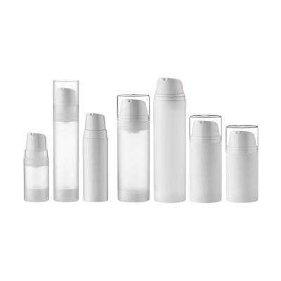 China cosmetic plastic bottle Airless Dispensers 30ML 50ML 75ML 100ML 150ML 200ML plastic lotion airless bottle dispenser pack for sale