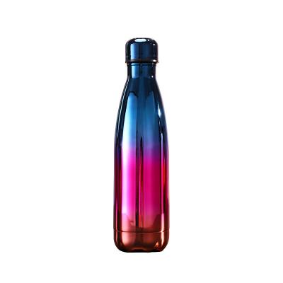 China PORTABLE Style 304 Stainless Steel Thermos Bullet Water Bottle 350-1000ml Large Plating Capacity Customized accepetable for sale