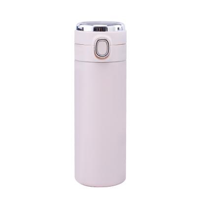 China PORTABLE Insulated Kids Stainless Steel Water Bottle Tumbler Cups Solid Color Stainless Steel Bounce Cover Smart Cup for sale