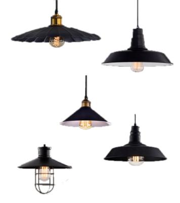 China Wholesale Modern Modern LED Pendant Lamp With Metal Rattan Shade And Iron Industrial Lamp for sale