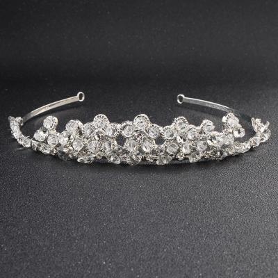 China Cheapest Wholesale Princess Princess Tiara Crown Party Handcrafted Hair Jewelry Accessories For Girl D=13.5CM for sale