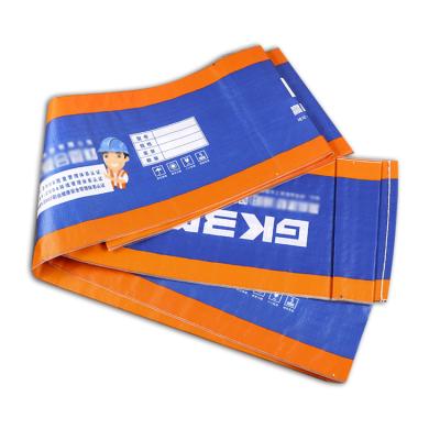 China High Capacity Steel Pipe Moisture Proof Custom Printing Building Materials PP Woven Coating Bag for sale