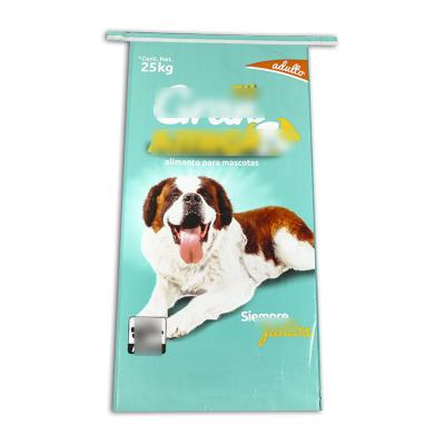 China 100% New Moisture Proof PP Dog Food Cattle Feed Plastic Bags 50kg For Breeding Industry for sale