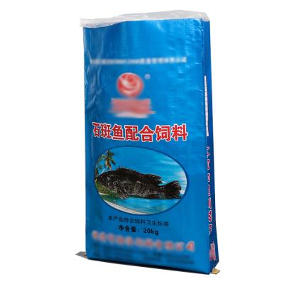 China Custom Bopp Moisture Proof Manufacturer Laminated Fish Feeds Bag 25kg 50kg PP Woven Bag for sale