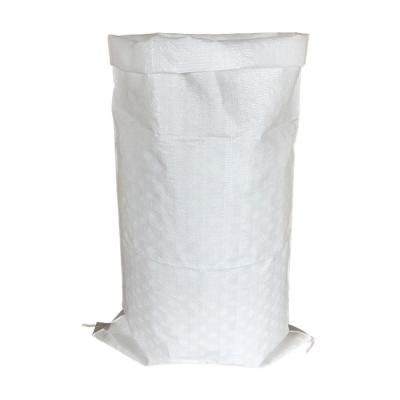 China Multifunctional Plain Customized Moisture Proof PP Woven Cement White Packing Bag for sale