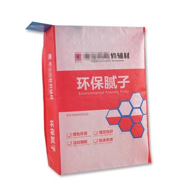 China Wholesale Moisture Proof Recycled Recycled Cement Block Valve 25kg 50kg Bottom PP Woven Bag for sale