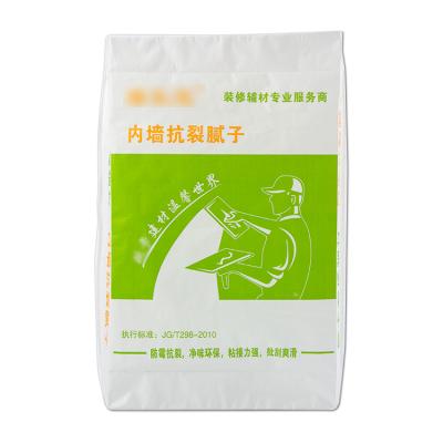 China Moisture Proof Block Bottom Valve 20kg Cement Bags Manufacturer Bags Cement for sale