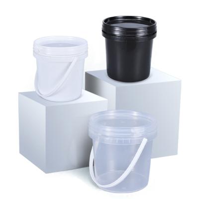 China Hot Selling PAINT 5 Gallon Food Grade Recycled Plastic Bucket 20 Liter With Lid for sale