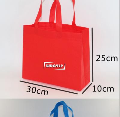 China BIODEGRADABLE OEM ODM Customized Environmental Friendly Reusable PP Laminated Nonwoven Shopping Bag for sale