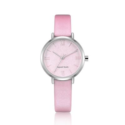 China Full Calendar Fashion Leather Strap Rose Quartz Women Watches 2020 Ladies Reloj De Mujer for sale