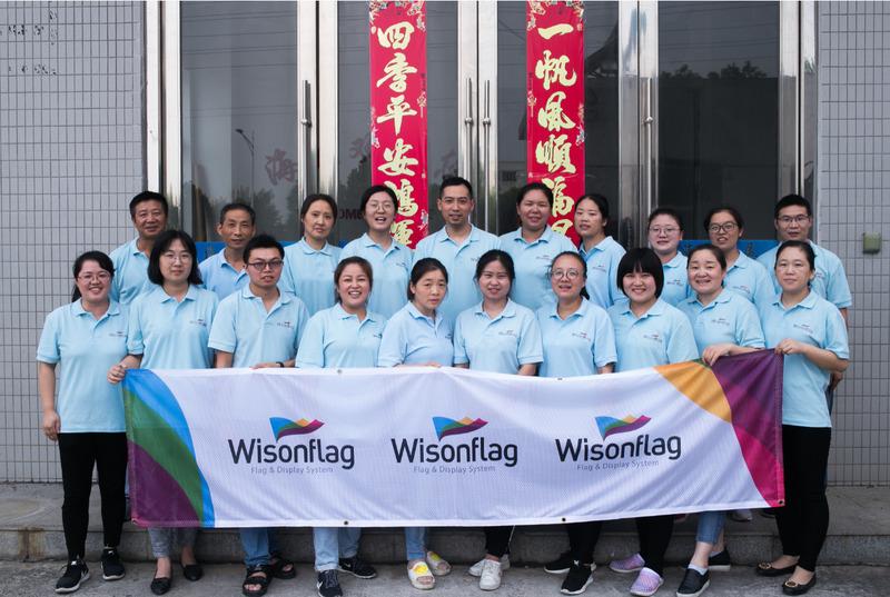 Verified China supplier - Changzhou Wison Flag And Display Co., Ltd.