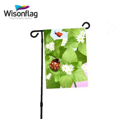 China Easy Cheap Seasonal Holiday Flagpole Garden Yard Custom Flags for sale