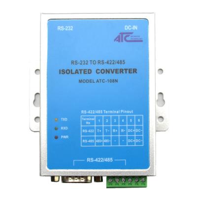 China Interface is compatible with EIA/TIA RS-232C RS232 to RS485 interface isolated converter (ATC-108N) for sale