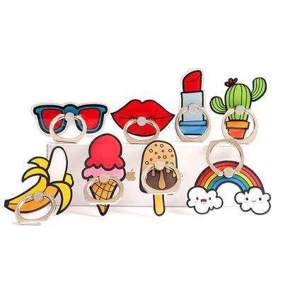 China New Fashion Mobile Phone Holder Cartoon DIY Ring Phone Perfect Fit Creative Wholesale Mobile Phone Accessories for sale