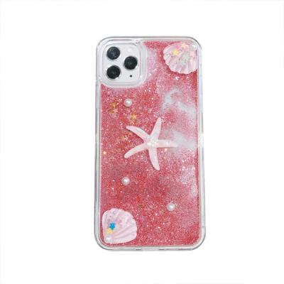 China Top Selling Glitter Quicksand Mobile Phone Accessories Smart Cover Case Clear Phone Case Perfect Fit for sale