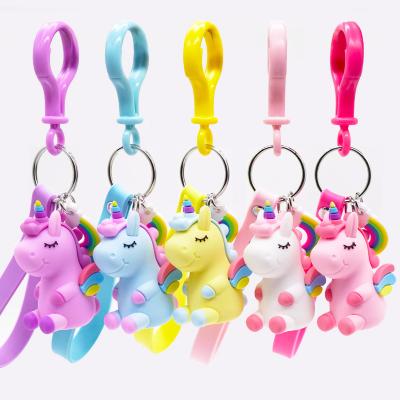 China Wholesale Cheap Promotion Gift Custom 3D 2D Silicone Cartoon PVC Plastic Rubber Soft Key Chain With Logo for sale