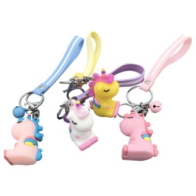 China Promotion Gift Wholesale High Quality Custom Lanyard Silicone Doll Key Chain Ring for sale