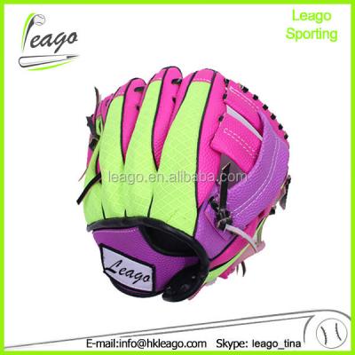 China PVC Complicated Design Baseball Glove , Hybrid Mesh Baseball Glove for sale