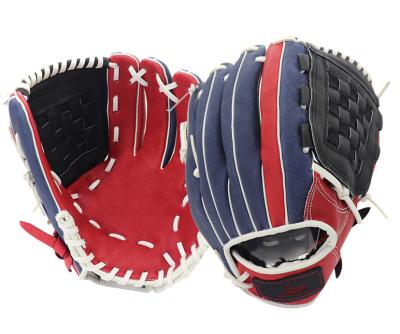 China Best Resistance 11.5inch Red Color Pigskin Spray Leather Straight Baseball Glove For Adult From China Manufacturer for sale