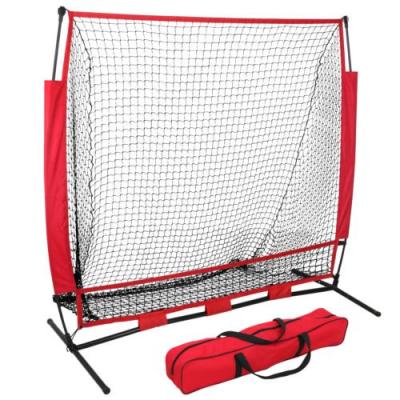 China Durable Portable 5'x5 Baseball Softball Practice Sports Pick Up Batting Batting Training Throwing Net for sale