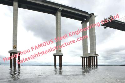 China Movable Prefabricated Structural Steel Bridge Pier Abutment Supporting Column Piping Fabrication for sale