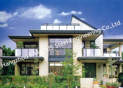 China Prefab House Light Steel Villa Metal Buildings With Welded Frame for sale