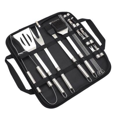 China Multifunctional Easily Cleaned BBQ Tool Accessories Set Outdoor Portable BBQ Grill Kitchen BBQ Tool Kit for sale