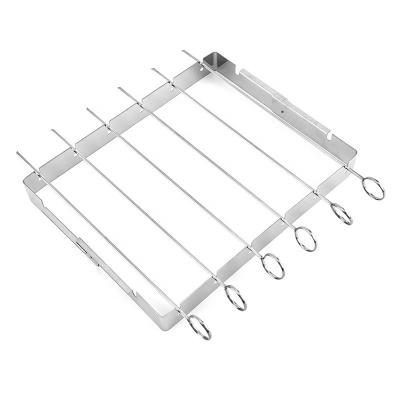 China Wholesale High Quality Stainless Steel BBQ Grill Rack Stand Portable Easily Cleaned Tool For Outdoor Roast Meat Grilling Rack for sale