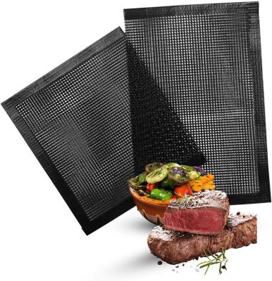 China BBQ Heat Resistant Easily Cleaned Mesh Bag Non-Stick Grill Bag Accessories for BBQ Grill Mesh Bag for sale