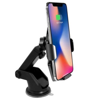 China Jabees MCM-958 Universal Wireless Car Mount Holder QI Fast Charging Smart Design for Auto-Hold and Quick Release for sale