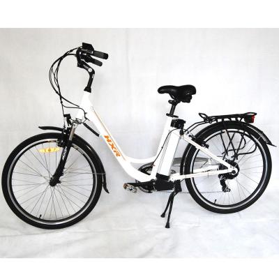 China Aluminum Alloy 250w Woman Style City Electric Bike for sale