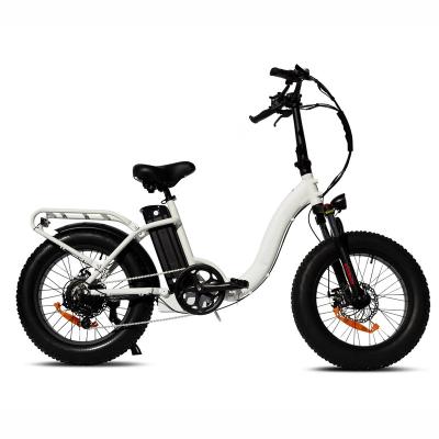 China 2022 Aluminum Alloy Foldable Fat Tire Electric Bike For Adult for sale