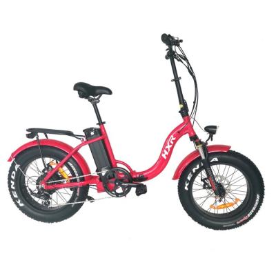 China 20 Inch 350W 500W Luxury Folding Step Through Electric Bike for sale