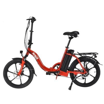 China Aluminum Alloy Magnesium Wheel Aluminum Lithium Battery Folding Electric Bicycle With EN15194 for sale