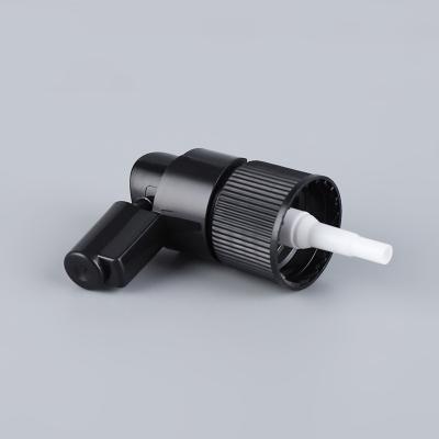 China Non Spill Medical Use Plastic Nasal Spray 20/410 Nozzle Long Mist Sprayer With Half Cap for sale