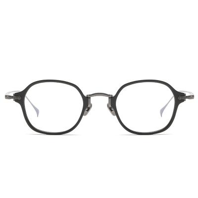 China Trendy Men's Computer Glass Barrier Glass Acetate Optical Frame Fashion Anti-blue Logo for sale