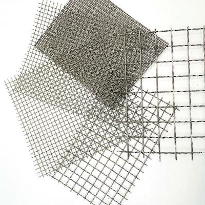 China Corrosion Resistance 1 2 3 4 5 6 7 8 10 Mesh Heavy Duty Plain Weave Crimped Filter Square Hole Stainless Steel Wire Mesh for sale