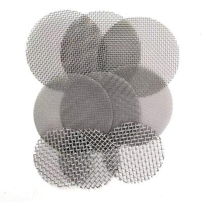 China Washable And Reusable Single Layer Multilayer Micro Filter Screen Mesh Metal Corrosion Resistance Stainless Steel Disc Filter for sale