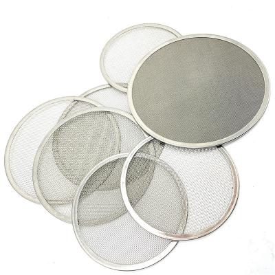 China Washable And Reusable Single Layer Multilayer Micro Filter Screen Mesh Metal Corrosion Resistance Stainless Steel Disc Filter for sale