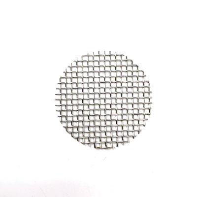 China Silver Corrosion Resistance Stainless Steel Wire Mesh Smoking Pipe Filter Screen 10mm 14.8mm 19mm for sale