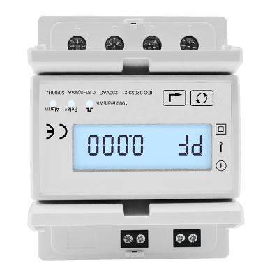 China Tuya RS485 Modbus Multi Rate Single Phase Digital AC Digital Energy Meter Electricity Meter Smart Power Consumption TAC4100 for sale