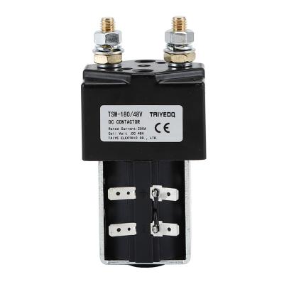 China SW180 200A 12V 24V 36V 48V 60V 72V normally open use for battery car forklift train DC electric contactor TSW-180 for sale