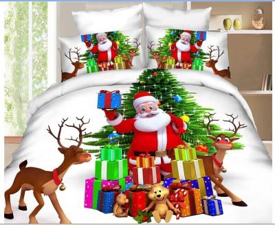 China TWILL Merry Christmas bedding set, cotton duvet cover, keep warm in the winter for sale