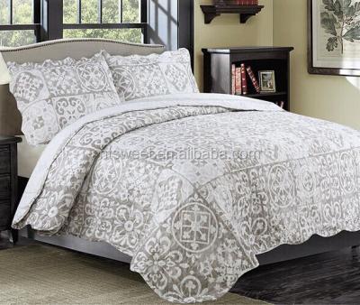 China Full Twill Printed Comforter Bed Cover Set Bedspread/Lightweight Microf Hypoallergenic Queen Size for sale