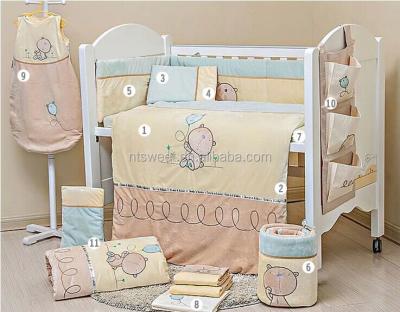 China Other 100% cotton printed crib crib baby bedding set in China for sale