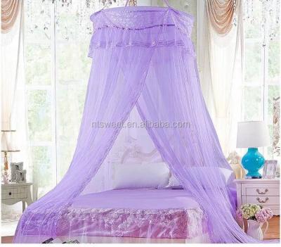 China Double Folded Tapered Mosquito Net Bed Curtains Fly Screen Netting Insect Malaria Zika Repellent Return Guar for sale