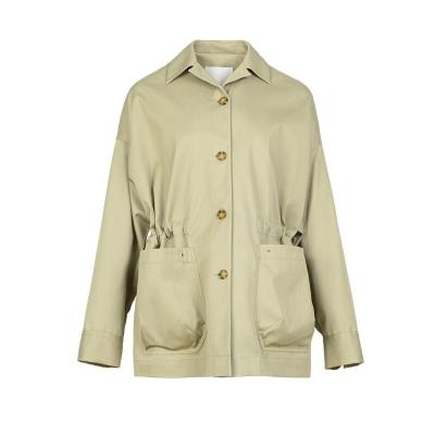 China 2022 Windproof Fashion Solid Color High Quality Women Short Cotton Anorak Coat Women for sale